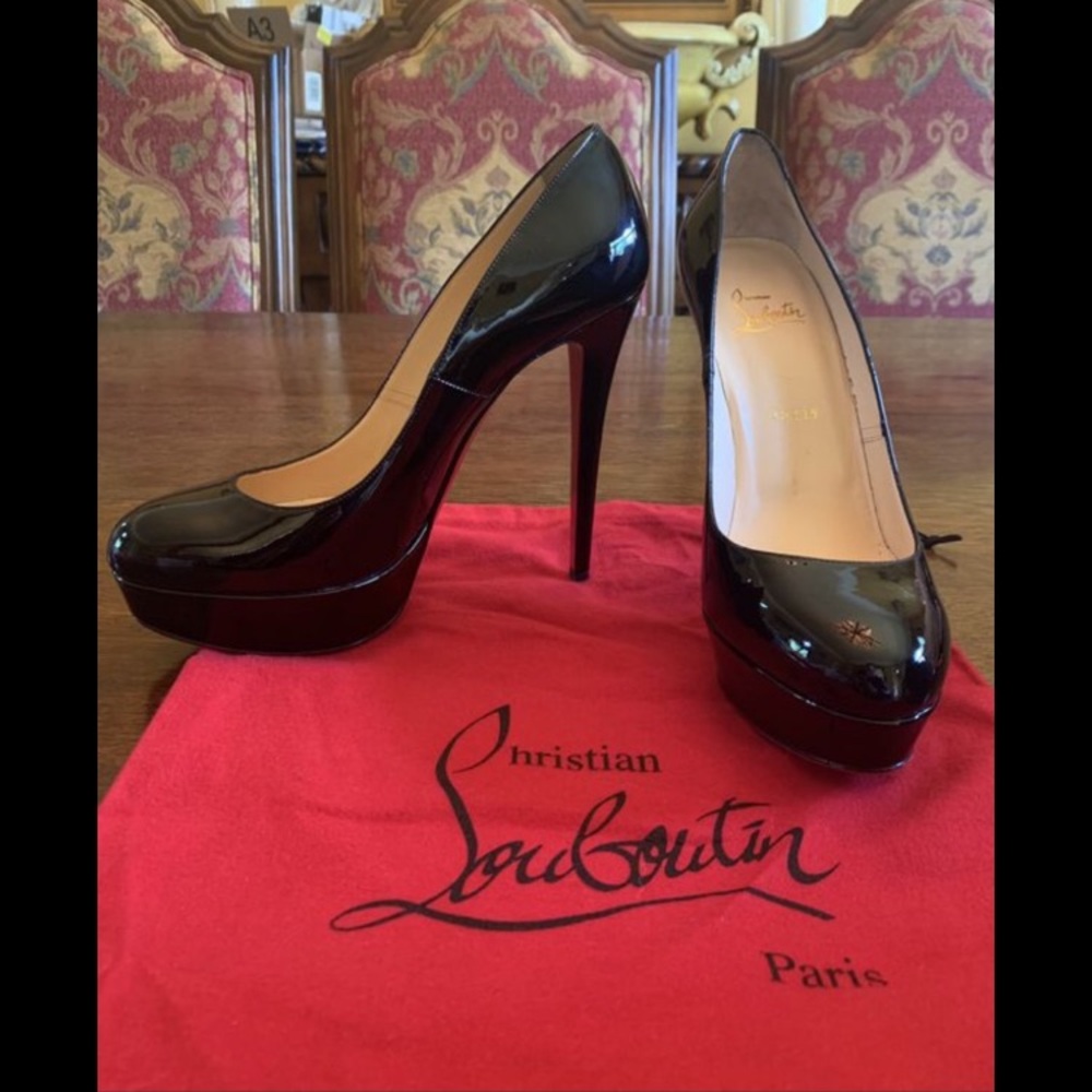 Christian Louboutin Biancas with vibram soles!